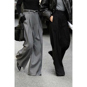 ワイドパンツ カジュアルパンツ 無地 ゆったり 快適 レディース ファッション  MBQ840