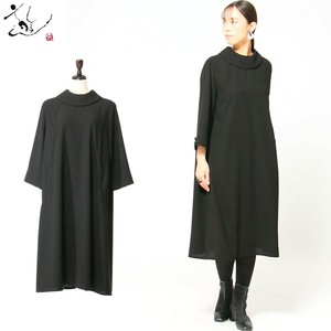 预购 礼服 黑 新商品 2025年 洋装/连衣裙 重褶领 正装 日本制造