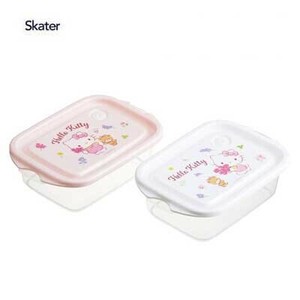 Storage Jar/Bag Wreath Flower Hello Kitty Skater 2-pcs 500ml