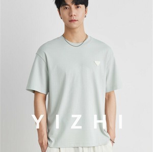 P21722 韓国風 通気Tシャツ メンズ 男  ラウンドネック 2025春夏新作トップス 半袖 涼感