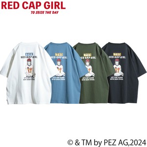 T 恤/上衣 特别价格 半袖T恤 后背印花 RED CAP GIRL