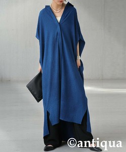 [antiqua] Casual Dress Shirt One-Piece UV Protection Ladies fashion