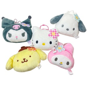 サンリオ カオハナフェイスマスコット 5種 ハローキティ マイメロディ クロミ ポムプムプリン ポチャコ