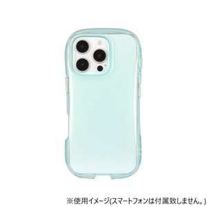iPhone16 Pro対応 クリスタルクリアケース ライトブルー GMD-30LBL