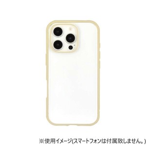 IIIIfit Clear iPhone16 Pro対応 ケース ベージュ IFT-174BE