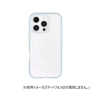 IIIIfit Clear iPhone16 Pro対応 ケース ライトブルー IFT-174LBL