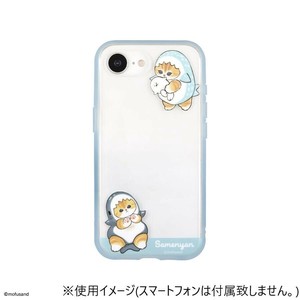 mofusand IIIIfit Clear iPhone16e対応 ケース ブルー MOFU-79A