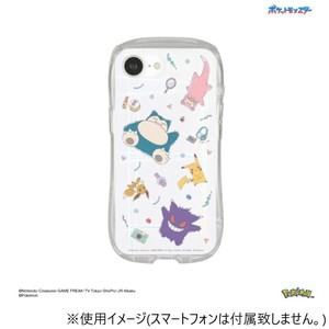 ポケットモンスター iPhone16e対応 クリスタルクリアケース カントー地方 POKE-980A