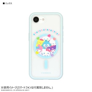 サンリオ IIIIIfit プランプフレーム iPhone16e対応 ミックス SANG-512MX