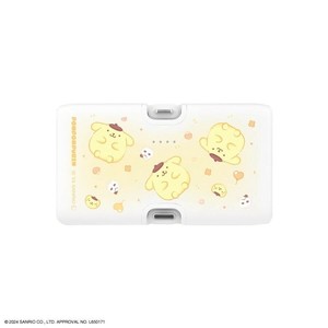 サンリオ Lightning/Type-Cコネクタ付き リチウムイオン充電器 ポムポムプリン SANG-470PN
