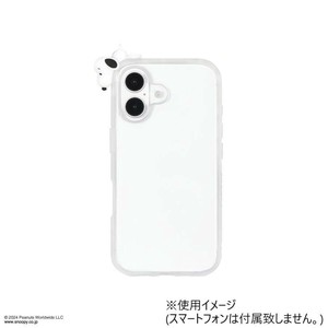ピーナッツ フレーム IIIIfit Clear iPhone16対応 ケース スヌーピー SNGG-86A