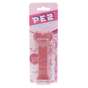 【コスメ雑貨】PEZ カラーリップクリーム ファビュラスピンク