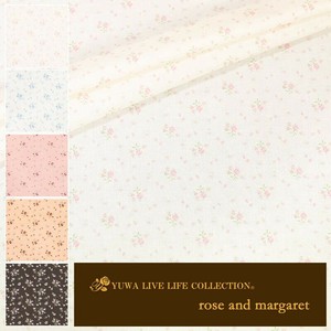 有輪商店 YUWA  シャーティング ”rose and margaret” [A:White] / 全5色 / 生地 布 / 824935