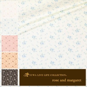 有輪商店 YUWA  シャーティング ”rose and margaret” [B:Blue] / 全5色 / 生地 布 / 824935