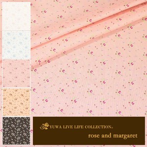有輪商店 YUWA  シャーティング ”rose and margaret” [C:Pink] / 全5色 / 生地 布 / 824935