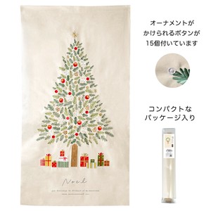 CM　BIG刺繍タペストリー 　ツリー　【クリスマス】【壁掛け】【インテリア】【手軽】【飾り】