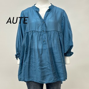 Button Shirt/Blouse Design Rayon Switching Made in Italy