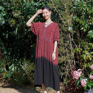 Casual Dress Gradation Front-hemmed Dress [2025 NEW]