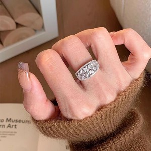 韓国　リング 指輪　 リング フリーサイズ　シルバー925メッキ S925リング　シルバー925