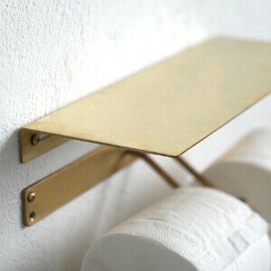 Brass Plate Shelf S