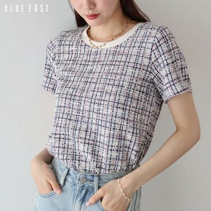 2025年新商品 T 恤/上衣 针织衫 花呢 短袖