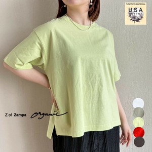【2025SS新作】【綿100％】USAコットンクルーネックTシャツ