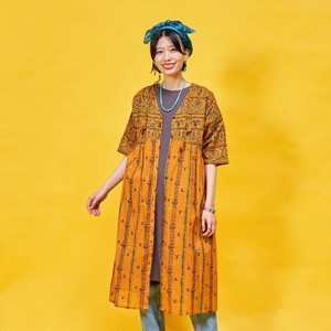 Casual Dress Stripe Cotton Front-hemmed Dress [2025 NEW]