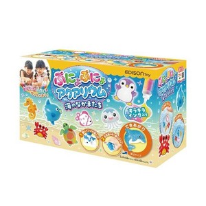 ぷにょぷにょアクアリウム 12色海のなかまたち KJT120421 【おもちゃ 自由研究 夏休み工作 化学反応】
