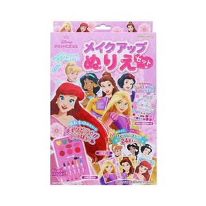 【知育玩具】ディズニープリンセス メイクアップぬりえセット