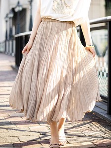 Skirt Random Pleats