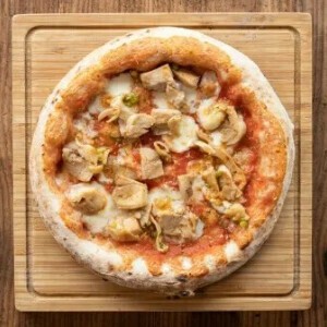 ＜冷凍ピザ ＞石窯ピザ ガーリックチキン／無添加、国産小麦 カフェ レストラン