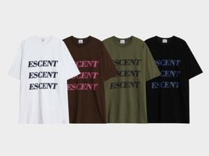 【2025春夏新作】ESCENT ロゴプリントTシャツ