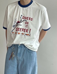 【2025春夏新作】DIVER リンガーTシャツ＜ユニセックス＞