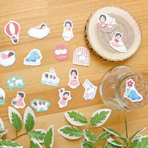 [予約販売][海外出荷不可]和紙フレークシール【古川紙工】