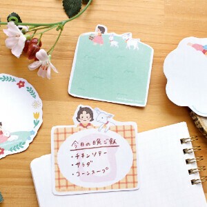 [予約販売][海外出荷不可]型抜き付箋【古川紙工】