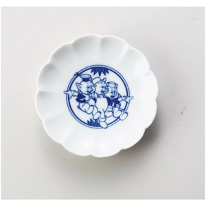 三郷陶器 小粋染付 3匹のこぶた 3230-117