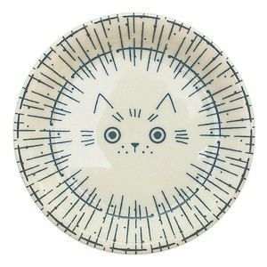 三郷陶器 Mikke 16.5cmプレート(ネコ) 6826-11