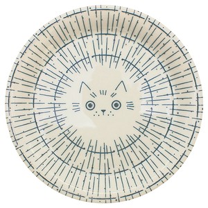 三郷陶器 Mikke 23.5cmプレート(ネコ) 6826-41
