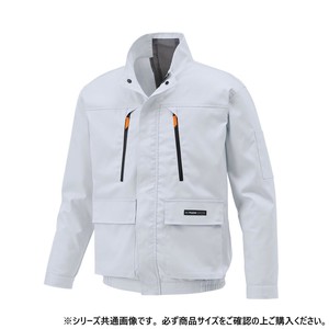 サンエス 長袖ブルゾン 6:シルバー L KF92191