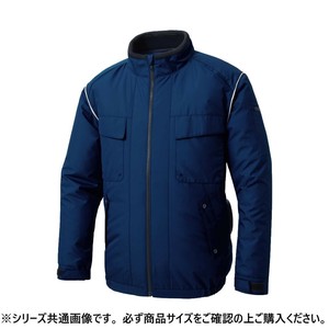 サンエス エコ長袖ブルゾン 3:ネイビー 3L KF92411