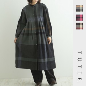 洋装/连衣裙 法兰绒格纹 洋装/连衣裙 棉 棉麻