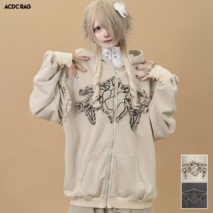 Cryptid Corpse ZIPパーカー グランジ パンク ロック 原宿系 病みかわいい ダーク