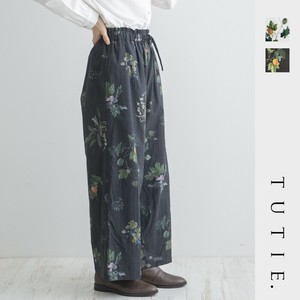长裤 植物 下装 棉 棉麻