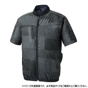 サンエス ショートスリーブジャケット 9:ブラックデニム 3L KF92440