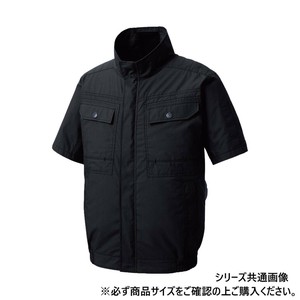 サンエス 半袖ブルゾン 69:チャコール 3L KF92450