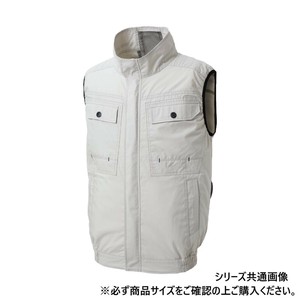 サンエス ベスト 6:ストーングレー L KF92490