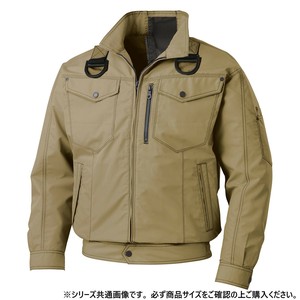 サンエス フルハーネス用長袖ブルゾン 21:カーキ LL KF95100G