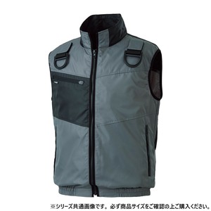 サンエス フルハーネス用ベスト 89:グレー 5L KF95990G