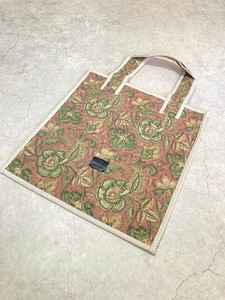 おすすめ★新作★【Swaraj】ハンドブロックプリントTOTE / ASH PNK