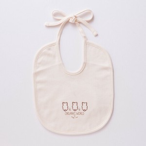 Babies Bib Bear-chan Organic Cotton Made in Japan